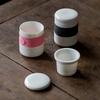 245ml Ceramic Filter Tea Cup with Lid and Storage Bag for Tea Separation