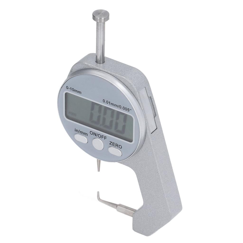 Thickness Gauge 0‑10MM Range LCD Screen Digital Display Curved Tip Mini Thickness Gauge