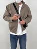 2025 Spring/Autumn Japanese Retro Loose Casual Plain Color Workwear Jacket