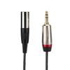 3.5mm Male to Mini XLR 3pin Male Audio Cable Adapter for Camera Photography Equipment1 meter