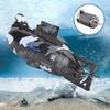 Simulation Military Remote Control 6 Channel Submarine Toy Model (Black)