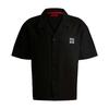 Hugo Mens Waffle Relaxed Fit Shirt