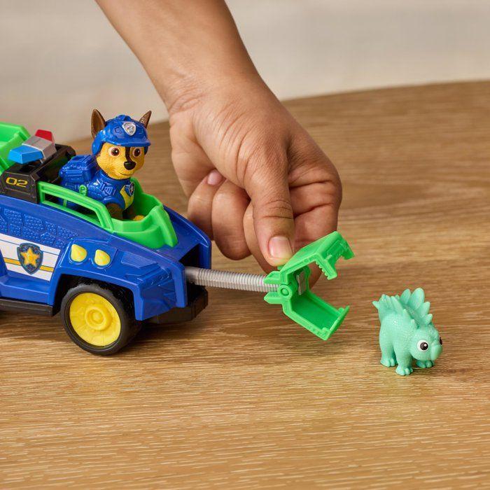 Véhicule + Figurine Chase - La Pat' Patrouille - Le Film Mission Dino - SPINMASTER - A Partir De 3 Ans