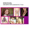 20colors Body Glitter Tattoo Stencils Safety Glitter Tattoo Kit for Children Adult