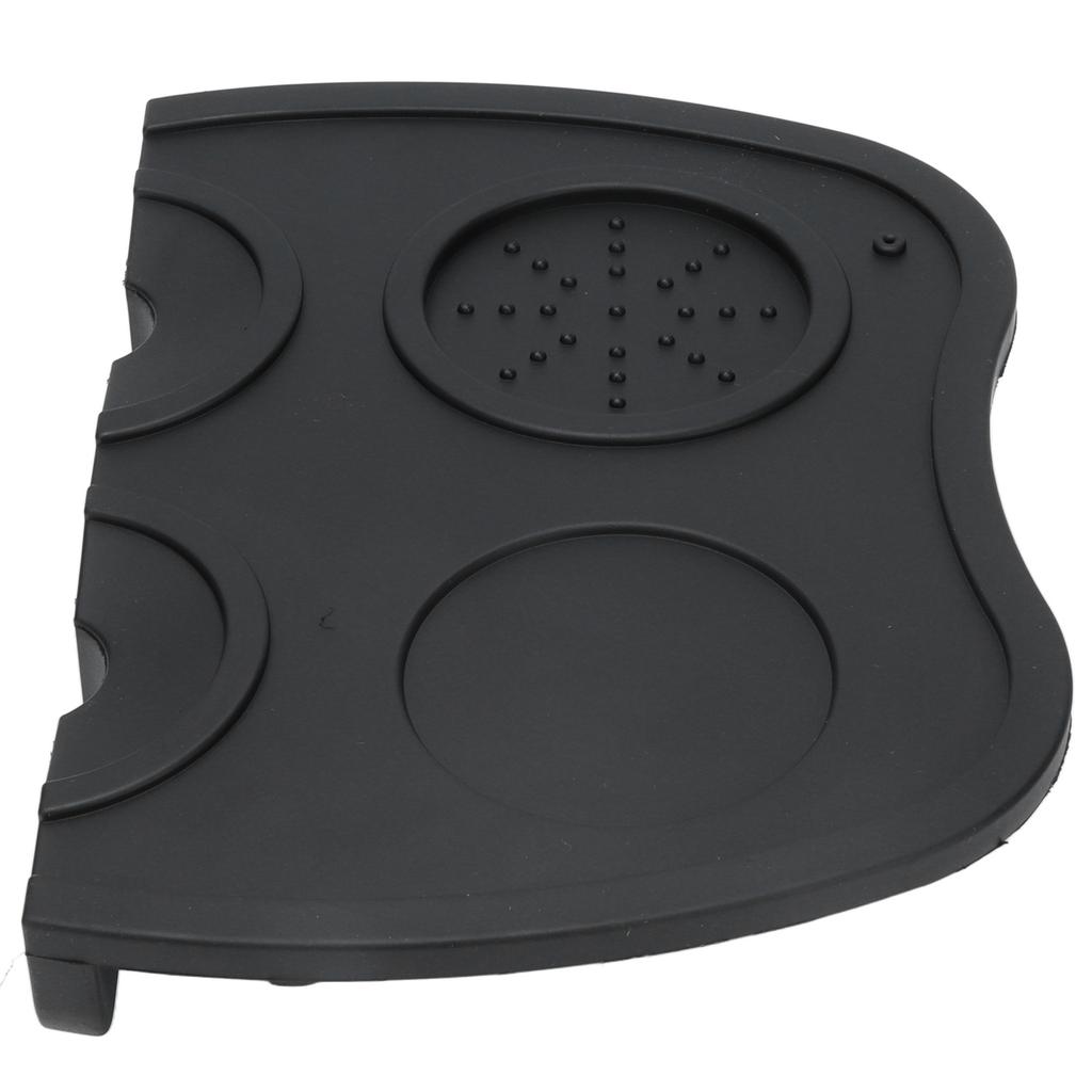 Silicone Coffee Tamper Pad Anti Slip Soft Tamper Mat Heat Resistant Corner Tamping Mat for
