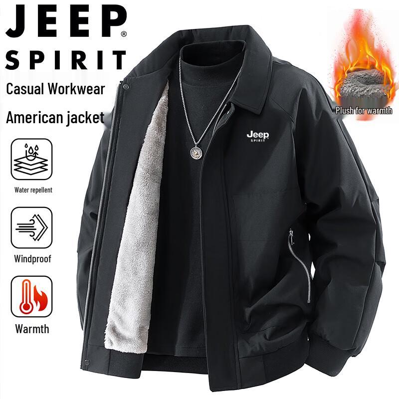

JEEP SPIRIT Men s Winter Fleece-Lined Padded Jacket XL