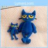 Children Book Picture Pete The Cat Plush Cute Blue Cat Comfort Doll Holiday Gift