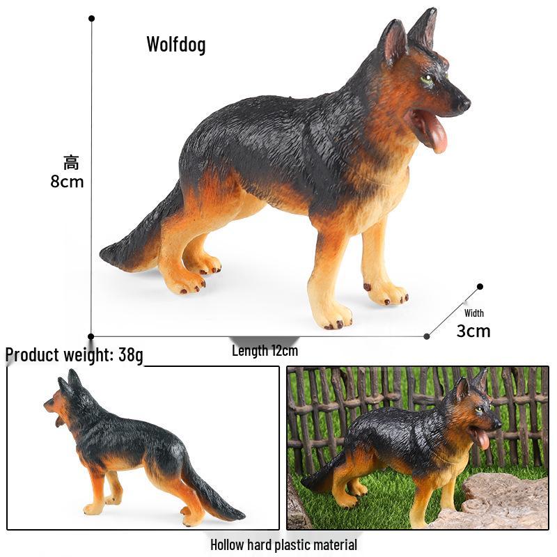 Cross-Border Animal Toy Set: Sheep, Cow, Horse, Donkey, Goat, Poultry Plastic Models