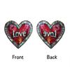 Valentine's Day Retro Love 2D Flat Acrylic Pendant Garden Party Decoration Atmosphere Decoration Supplies