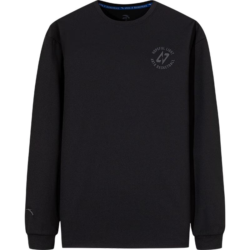 Anta Men's Quick-Dry UPF100+ Loose Basketball Long Sleeve T-Shirt