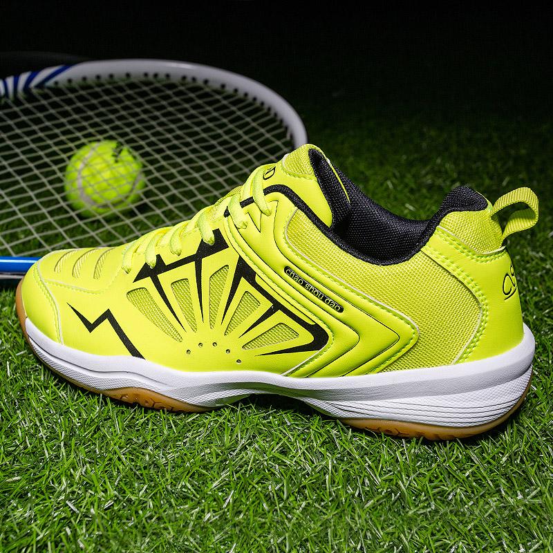 Chaussures de badminton d'extérieur à la mode antidérapantes et résistantes à l'absorption des chocs de haute qualité pour hommes Chaussures de tennis Chaussures de sport d'entraînement