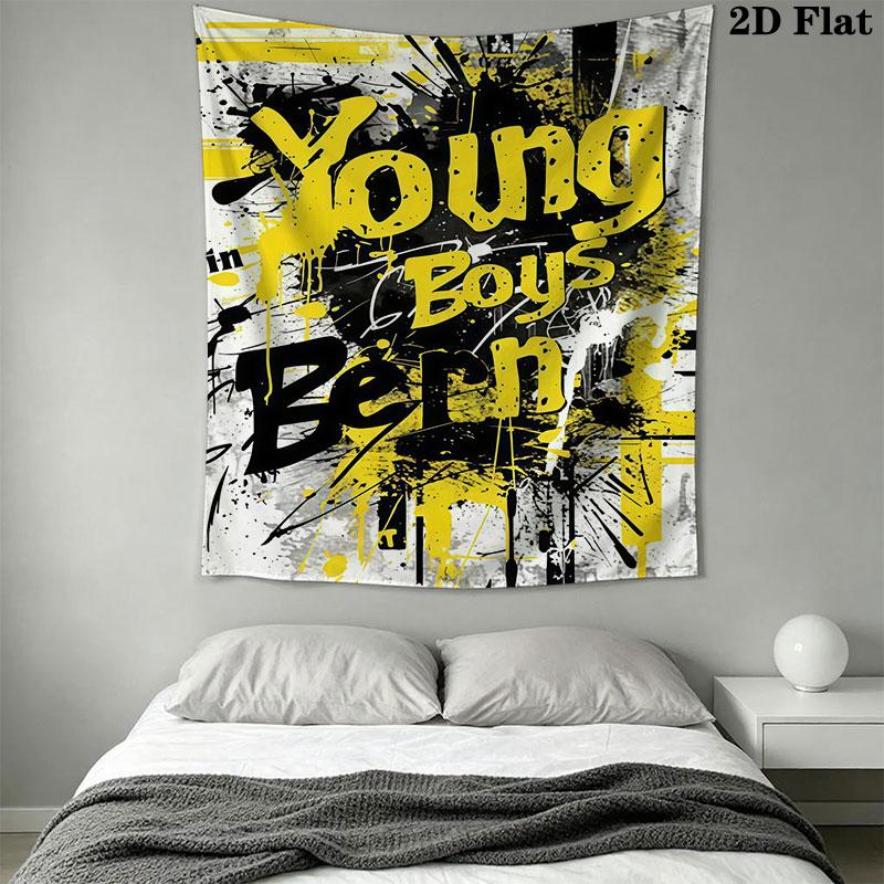 YB Wall Hanging Printed Fabric Blanket Decorative Tapestries for Bedroom Living Room Home Decor