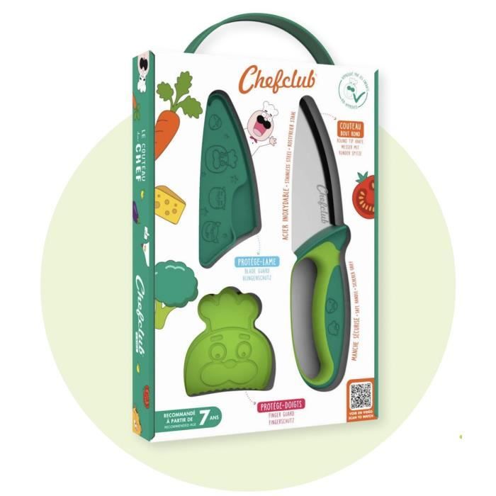 CHEFCLUB - 40745 - Couteau du chef Chefclub Kids Vert