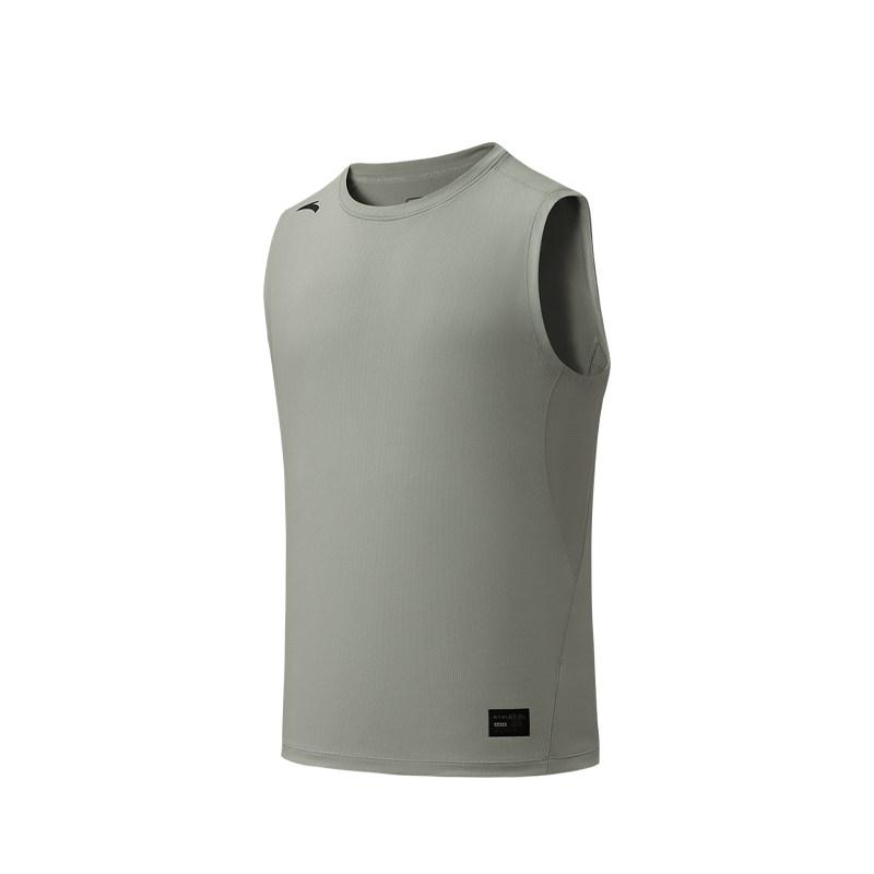 Anta Simple Round Neck Casual Versatile Breathable Sports Vest Men tops 952627111-4 S
