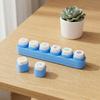 Mini Color Seal Cartoon Stamp Stickers Kit Blue / White Decorative Stamp  Album Decoration