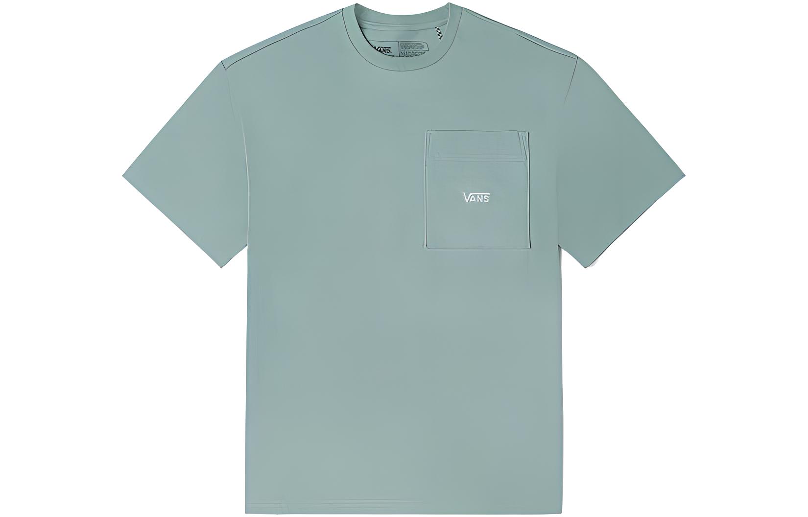 Vans T Shirts Unisex Green Crew Neck Moderate Straight Fit VN0A7PZOYV2 XXL