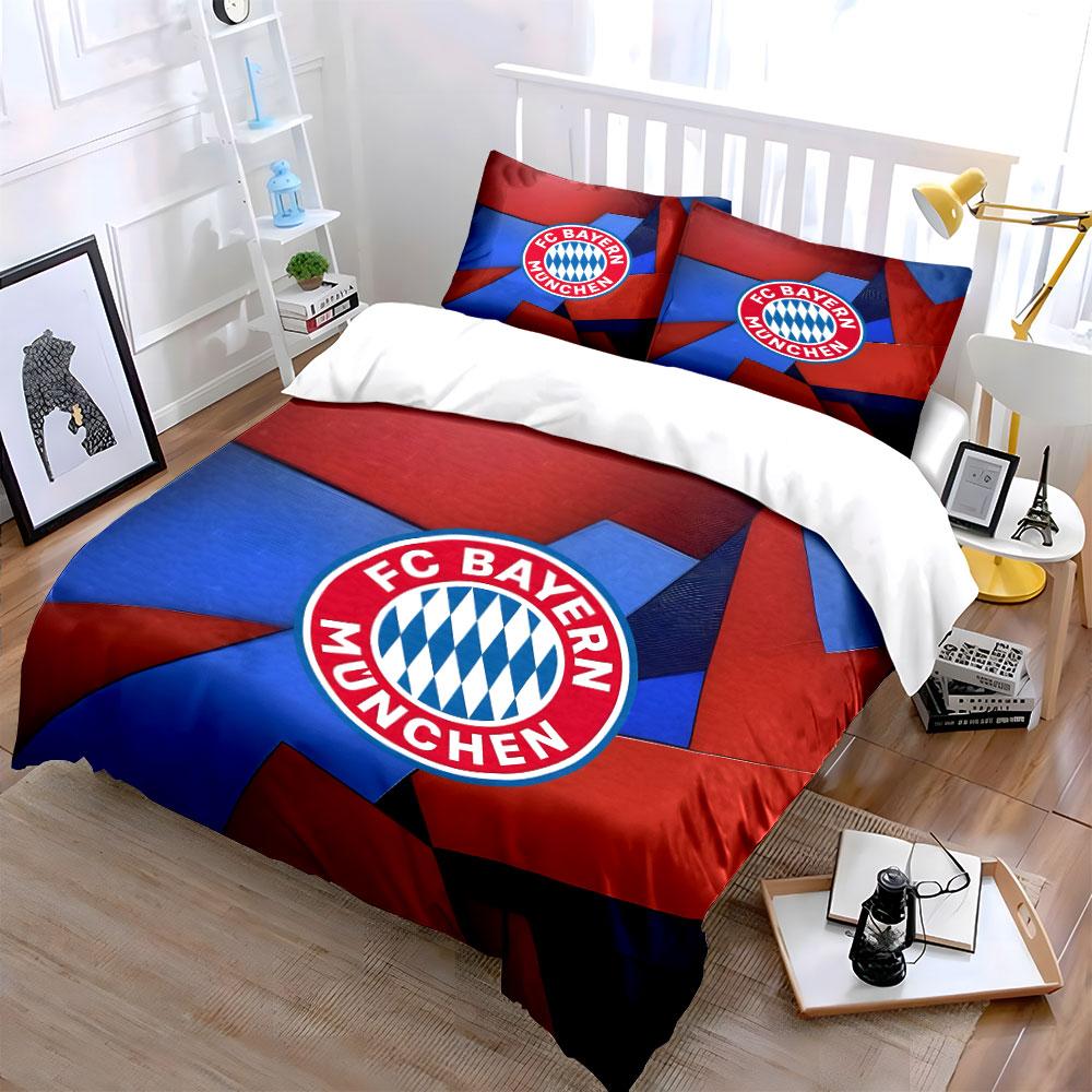 Logo FC Bayern Mnichov. Sady povlečení Sady povlaků na přikrývku Povlaky na přikrývku Povlaky na polštář(1 * Povlak na peřinu 2 * Povlaky na polštář bez výplně)