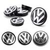 4Pcs 56/65/66mm Car Wheel Center Cover Hub Cap VW Accessories For Volkswagen R MGolf Tiguan Jetta GTI Bora ID.3 Polo Passat Rline