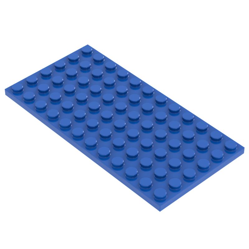 MOC Malé Stavební Kostky 6x12 Dílů Základní Deska DIY Díly Příslušenství Kompatibilní 3028