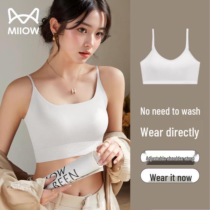 Miiow Women s Sterilized Adjustable Strap Disposable Bra M