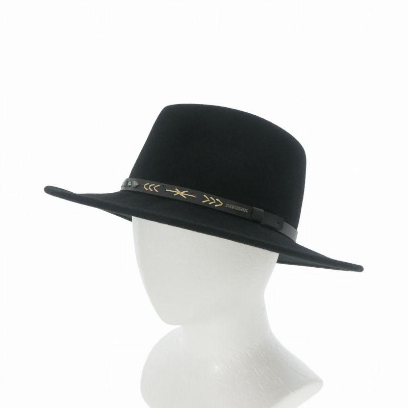 Used Stetson STETSON SANTA FE Wool Ten Gallon Hat Western Hat Centerfold Hat L Black Black