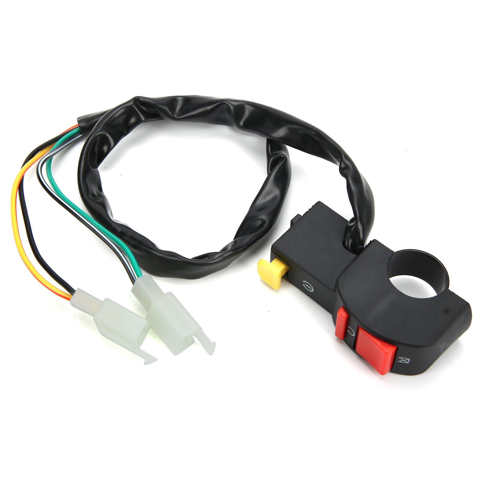 

Кнопка остановки двигателя мотоцикла, переключатель зажигания на руле, включение/выключение, стартер, подходит для 50 куб. см, 110 куб. см, 125 куб. см, Pit