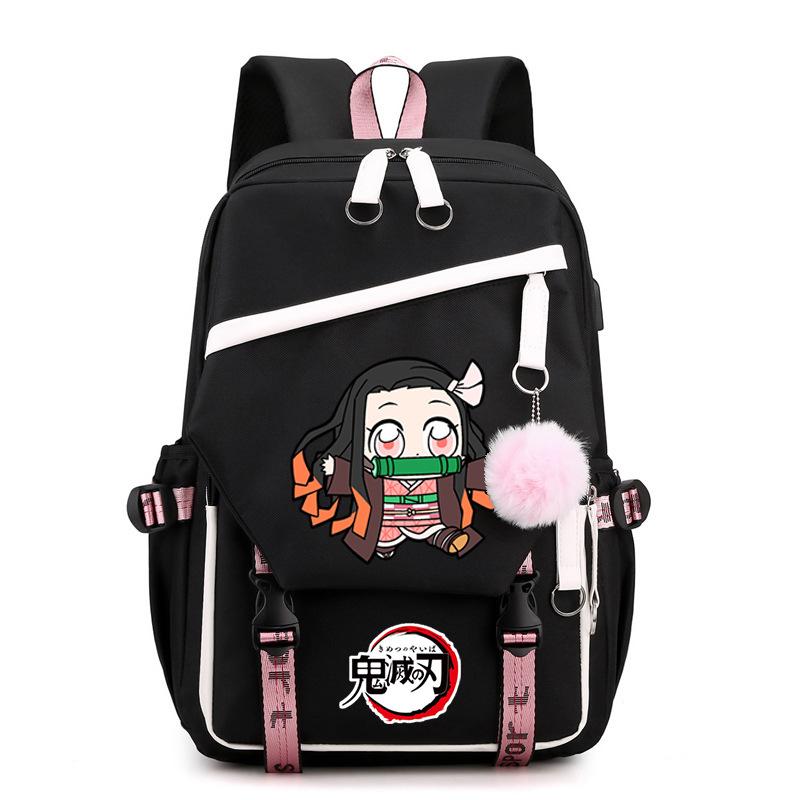 Ghost Annihilation Blade Peripheral Trend Backpack Large Capacity Waterproof Student Versatile School Bag