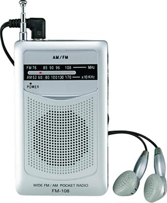 Kakusei Radio Gray X X Wide FM Function Pocket Radio 5.3 2.0 9.4cm FM-108
