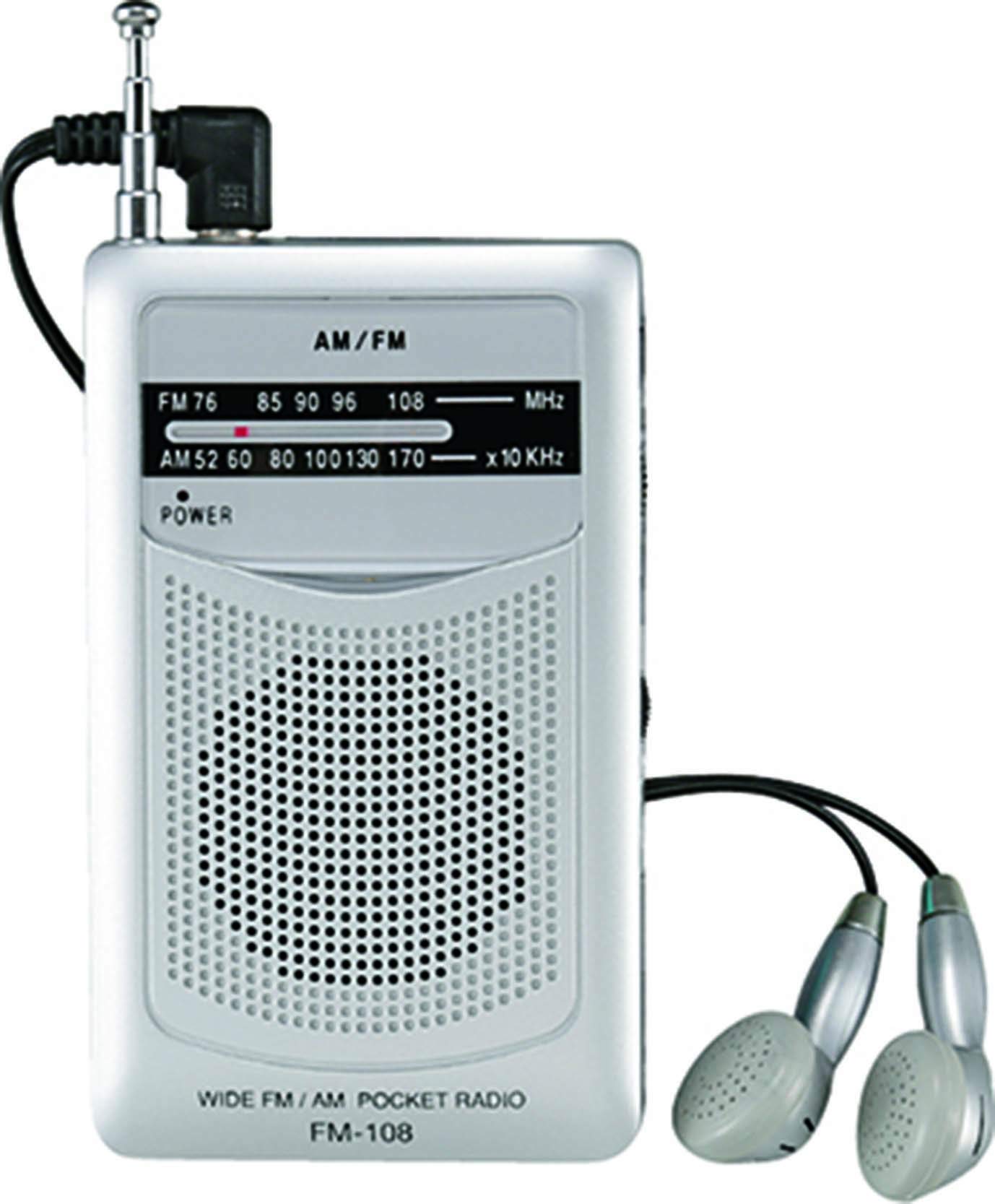 

Kakusei Radio Gray x x Wide FM Function Pocket Radio 5.3 2.0 9.4cm FM-108