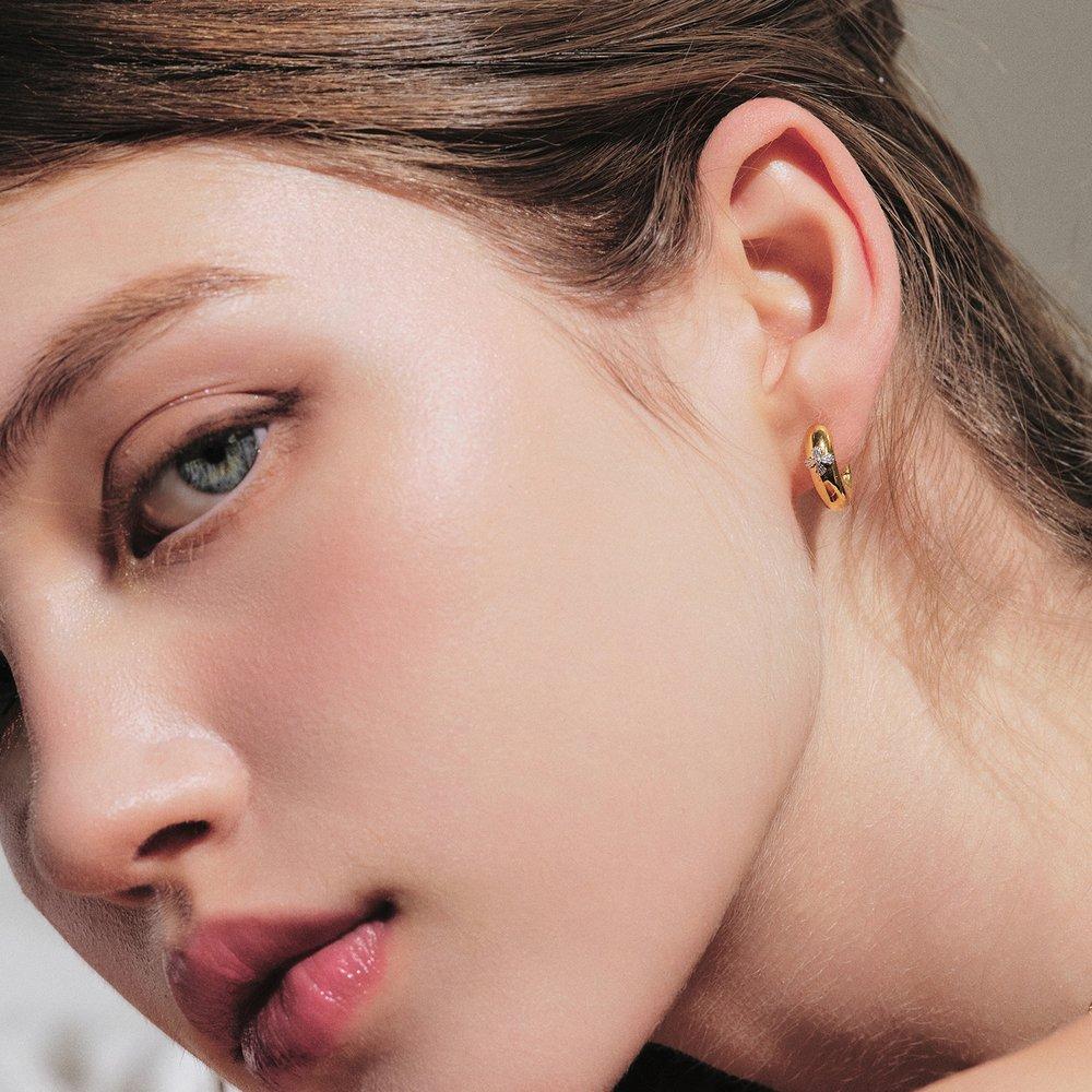 Epoch Diana Mini Hoop Earrings_Gold