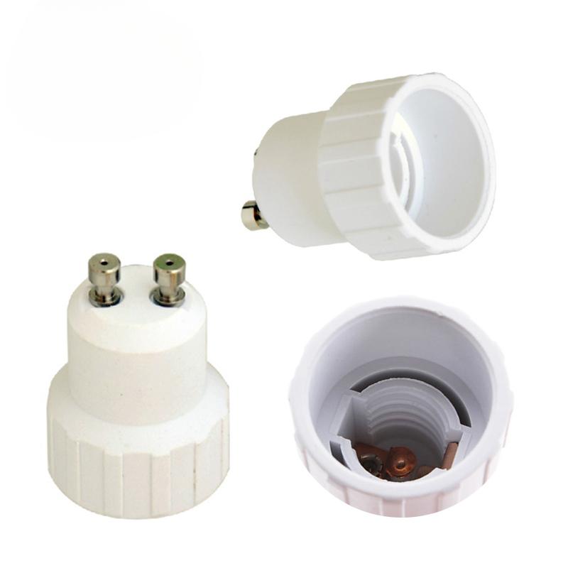 1pcs GU10 To E14 LED Lamp Base Converter Socket GU10-E14 Fireproof Flame Retardant Material Light Base Holder