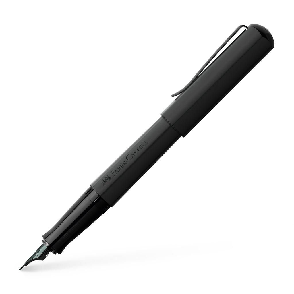 Fountain Pen F Fine Nib Hexa Black Matte 150571 Officially Imported FABER-CASTELL Dual-Use,