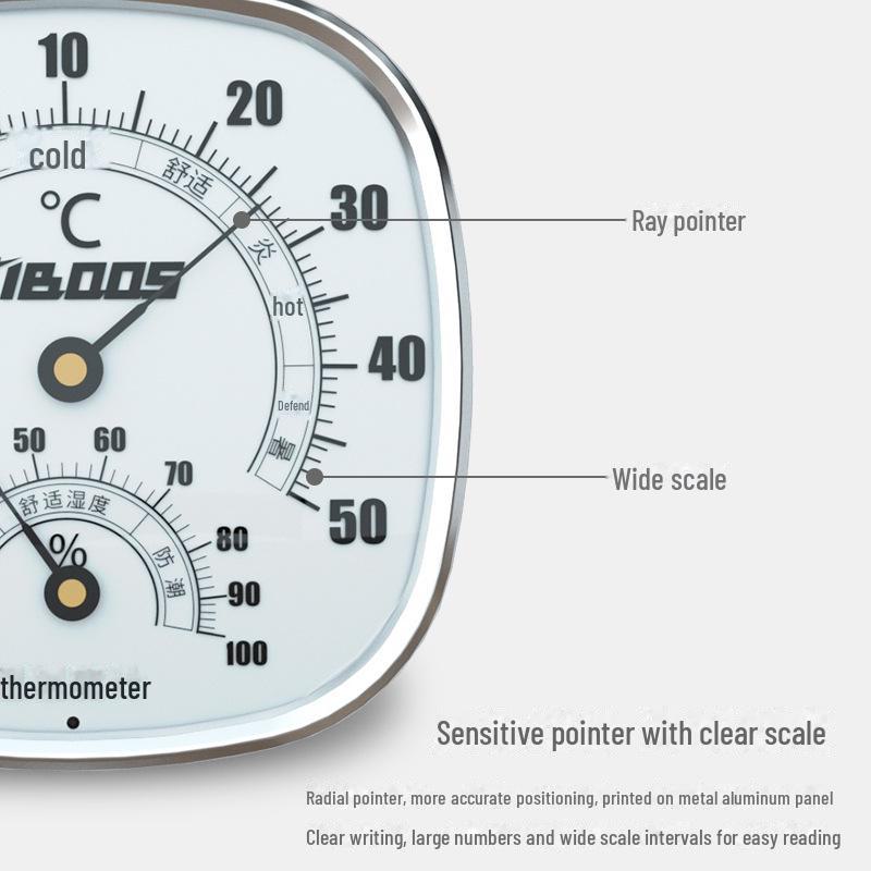 High-Precision Wall-Mounted Indoor Thermometer Hygrometer for Baby Room