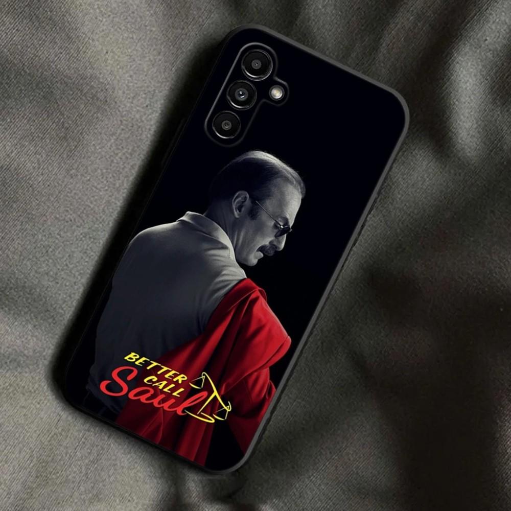 

S-Series Better Call Saul Phone Case For Samsung Galaxy A13,A21s,A22,A31,A32,A52,A53,A71,A80,A91 Soft Black Phone Cover Samsung a91
