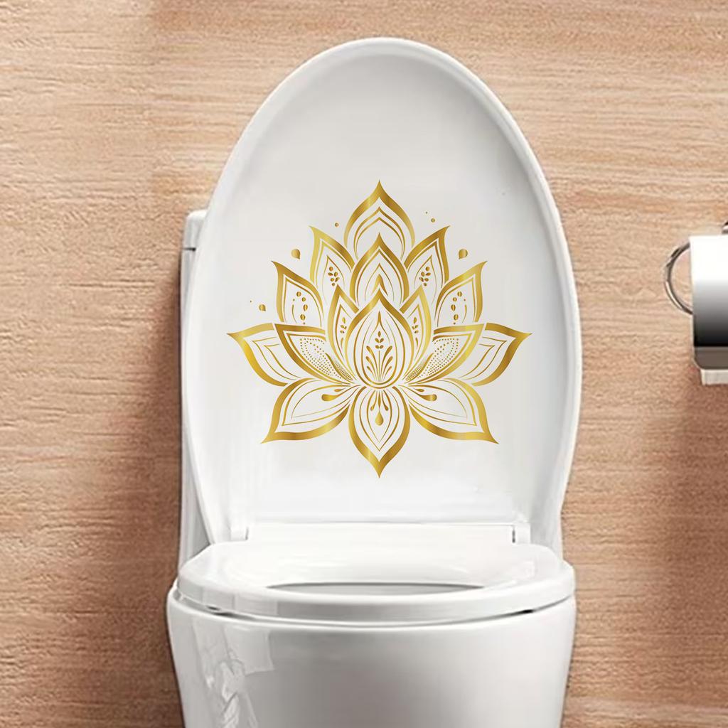 Luxury-lite Toilet Sticker for Bathroom Toilet Cover Decoration - Remove The Sticker