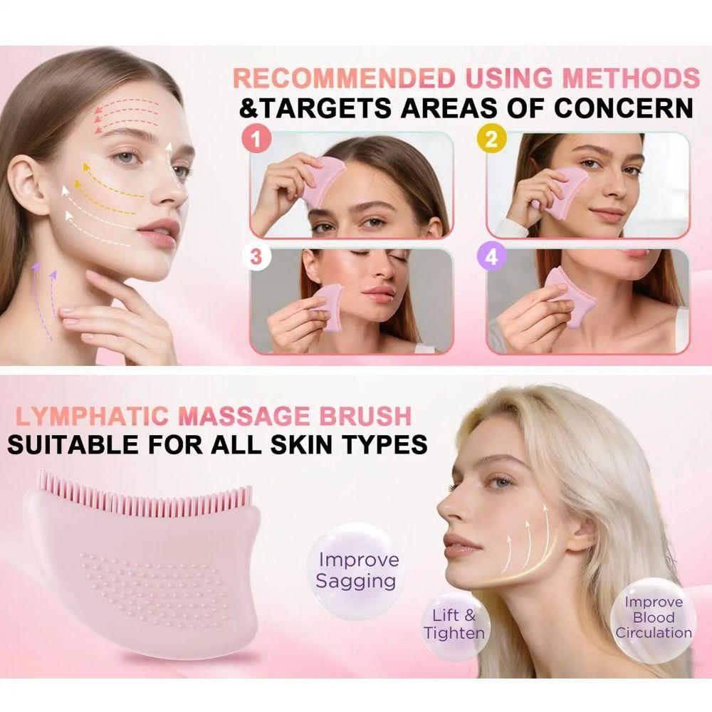 Silicone Material Silicone Facial Massager Anti-Puffiness Facial Sculpting Tool  Facial Care