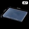 1Pcs Transparent Rectangular Plastic Box, Dustproof Storage Case, Sturdy Jewelry Nail Art Rhinestones Container