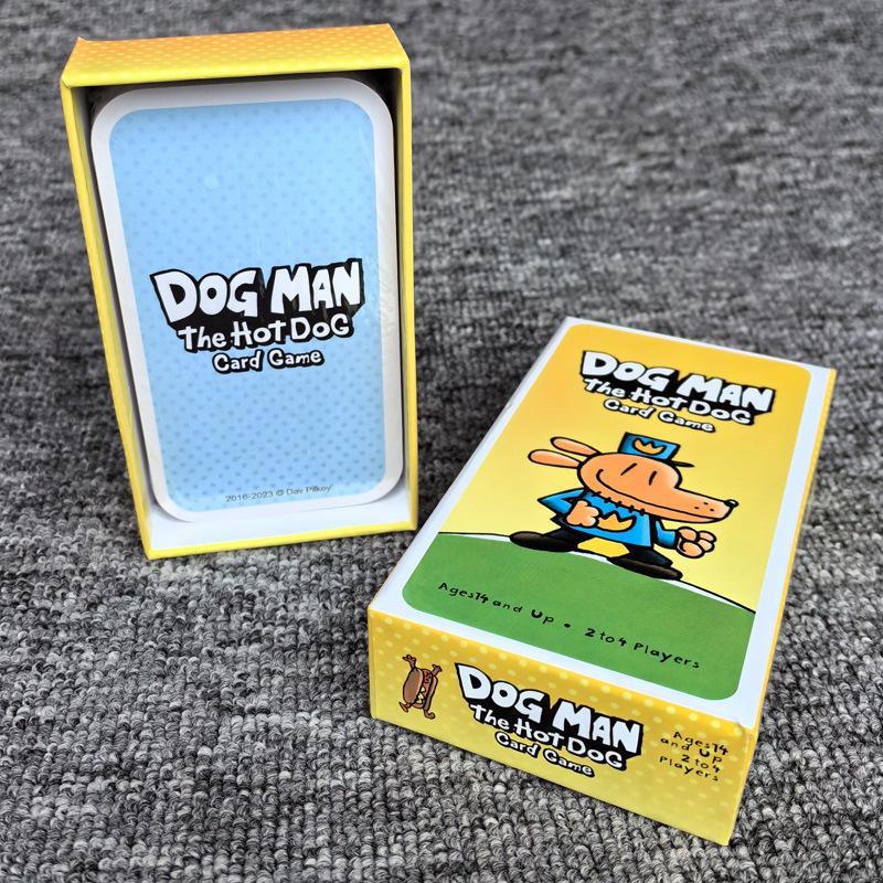 Dog Man: The Hot Dog Card Game - English Edition for Children