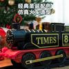 Christmas Train Track Toy With Track Electric Sound And Light Splicing Suit Boy Gift Track Train