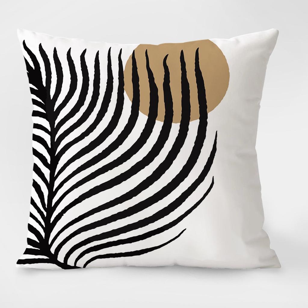 Spring Pastoral Light Luxury Pattern Decorative Pillowcase Living Room Bedroom Square Cushion Pillowcase