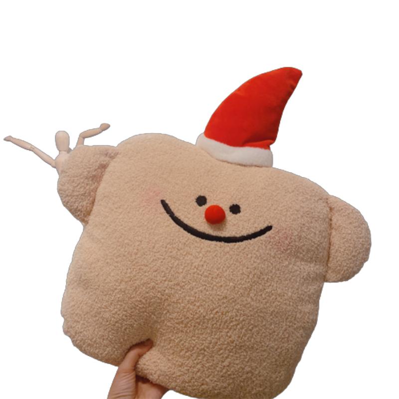 

Toy Plush Christmas Star Pillow Little Ghost Sleep Companion Cushion Girl Gift хакі