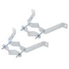 Heavy Duty TV Antenna Mast Brackets Adjustable Wall Mount Antenna Mast Clamp for Flagpoles Chimneys Pipelines Most Poles