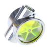 F26C Flow Meter Indicator G1/4" Thread Port Female to Female Flow Meter Indicator for PC Water Cooling 5 Impellers 12.9mm