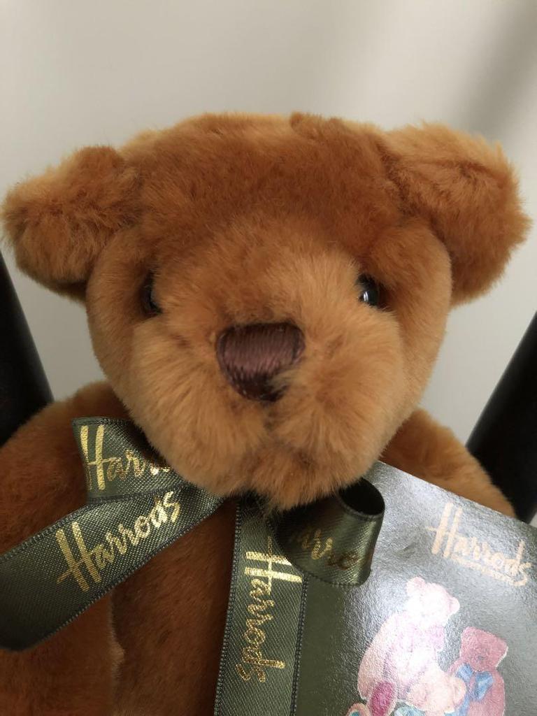 [USED] Harrods Brown Plush Teddy Bear Soft Toys