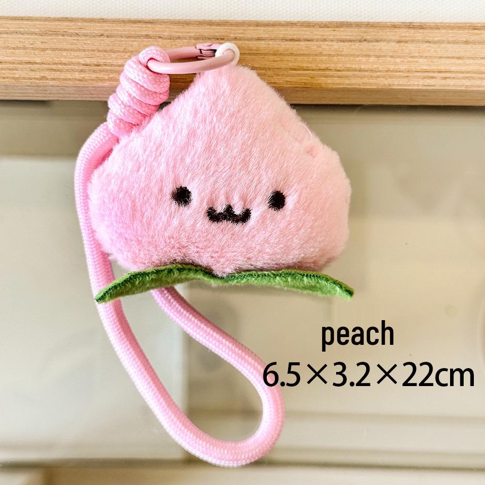 Cute Fruit Plush Pendant - High-Quality Bag Decoration and Keychain Doll Toy