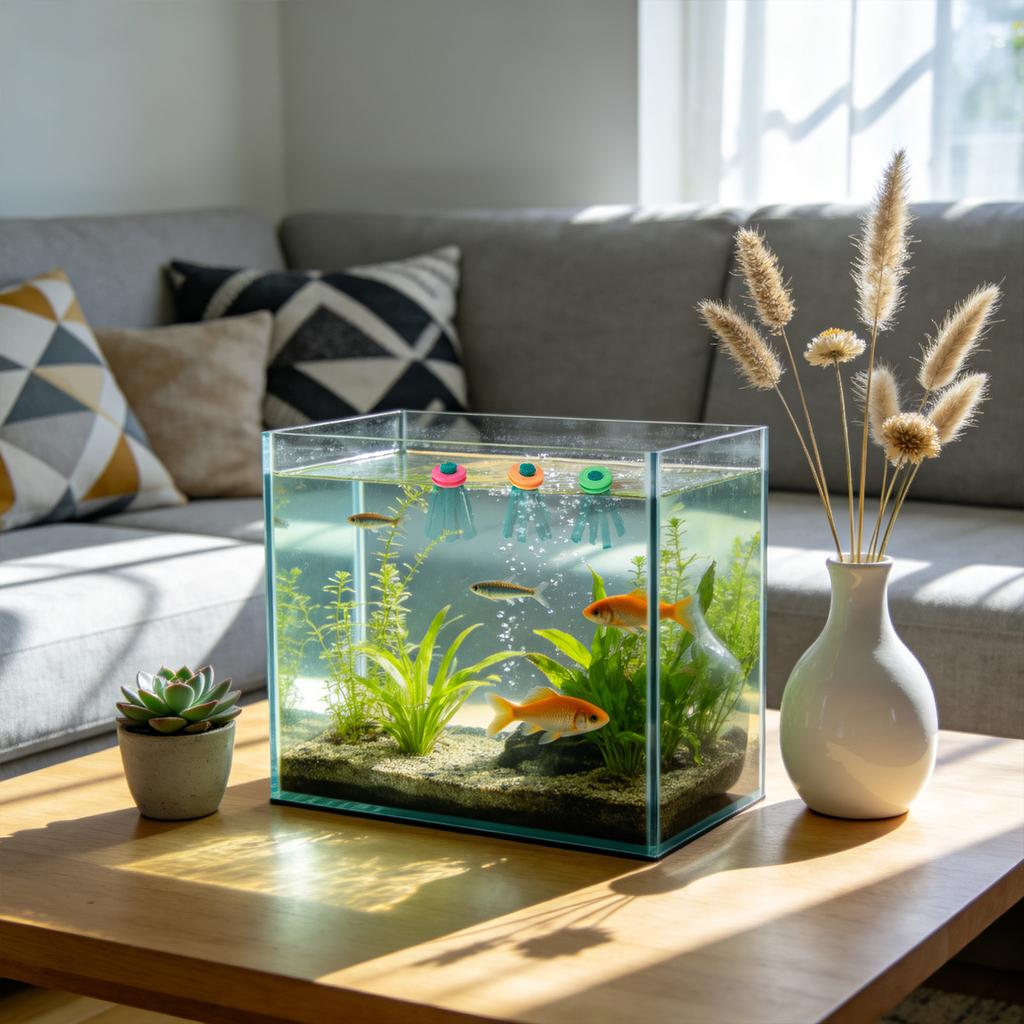 3//10pc Fish Spawning Mops,Floating Egg Collector For Aquarium Tanks