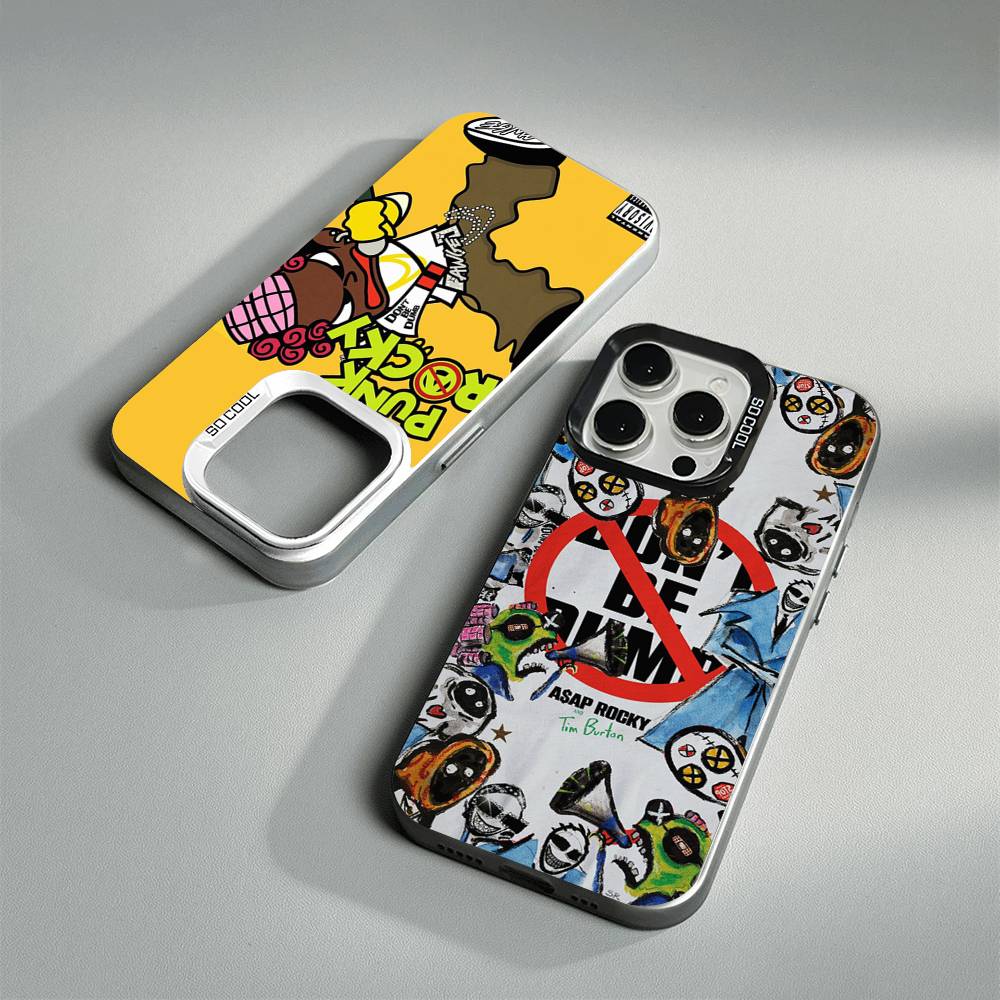 A-ASAP R-Rocky Nebuď hloupý Obal na telefon Pro IPhone 16 15 14 13 12 11 17 Pro MAX Plus Pro Matný Nárazuvzdorný Kryt
