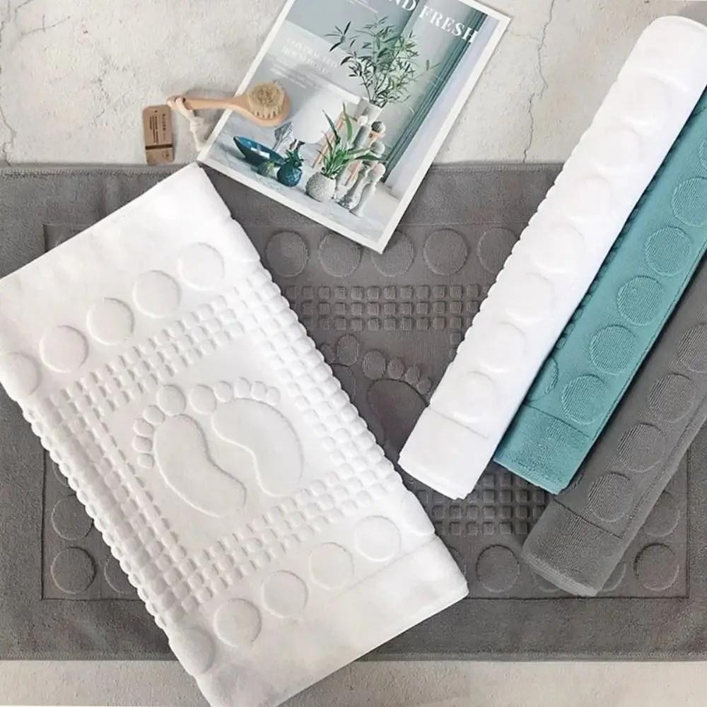 Cotton Floor Towel Cobblestone Foot Parten Bathtub Towels New Hotel Home Bathroom Mat