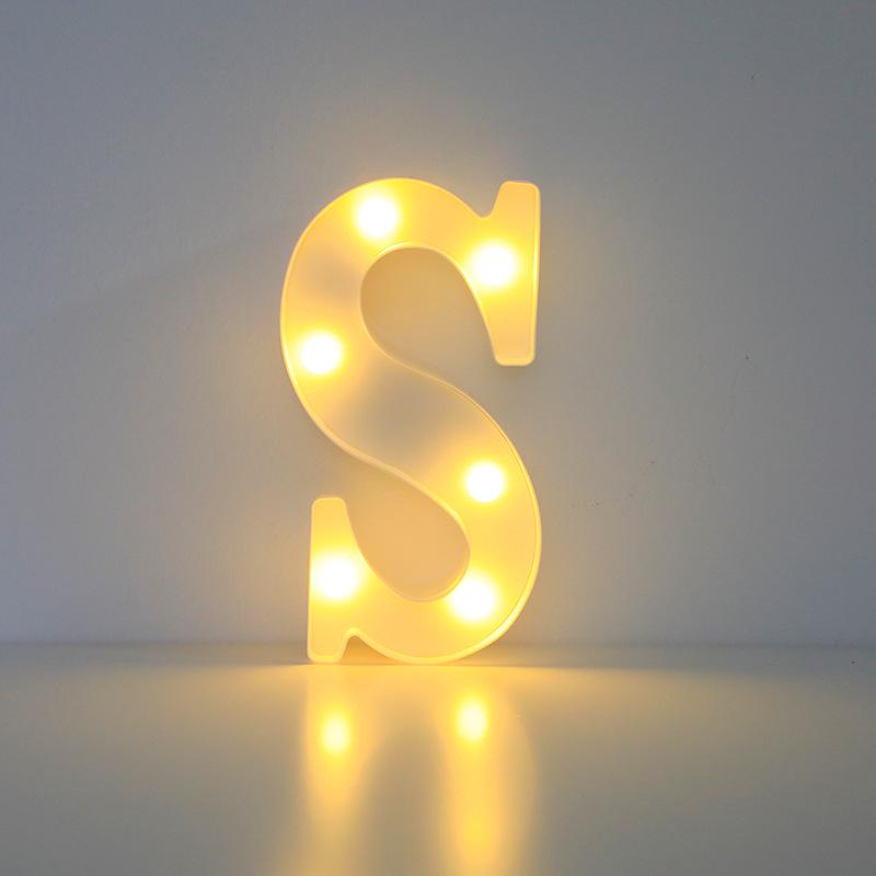 Romantic Letter & Number Lamp - Birthday Proposal Surprise Scene Decoration