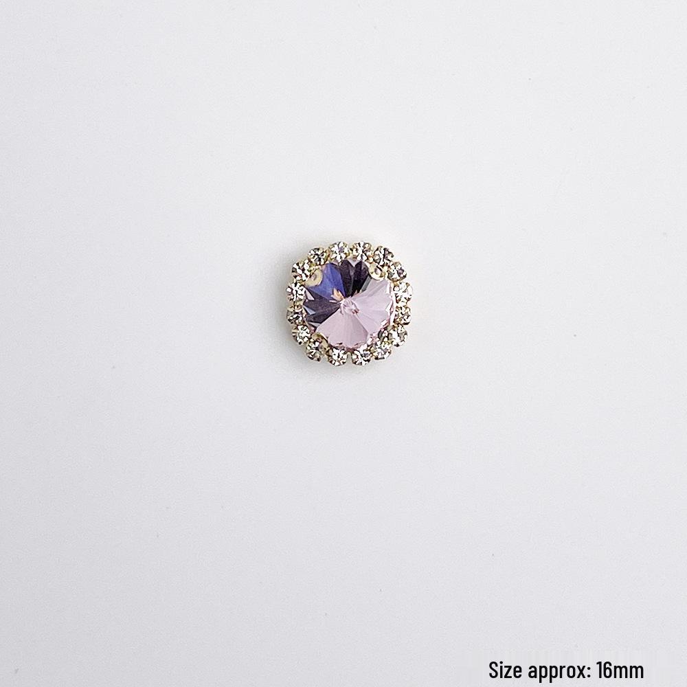 Decor Floare Sabot Aliaj Retro Stras - Catarame DIY High-End